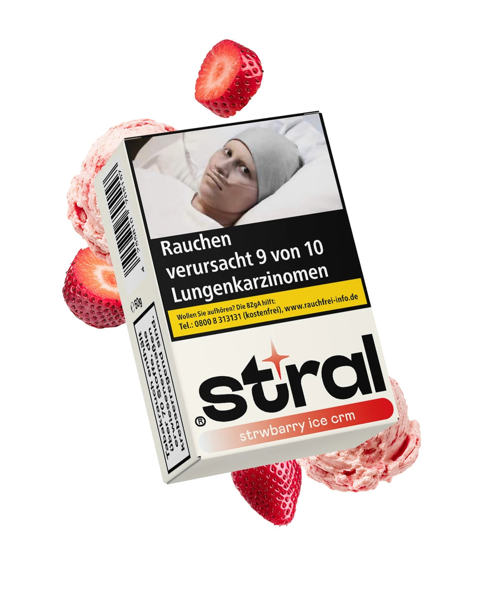 Stral Strwbarry Ice Crm Tabak